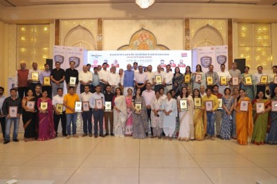 Dainik Bhaskar and LPS Bossard organized the School Excellence Awards 2024, honoring 35 top schools from Rohtak, Jhajjar, and Bahadurgarh.